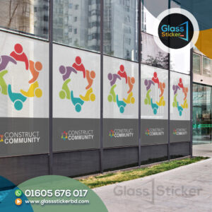 Best Office color glass sticker in bangladesh