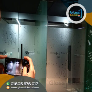 3D Frosted Glass Sticker Price in Bangladesh