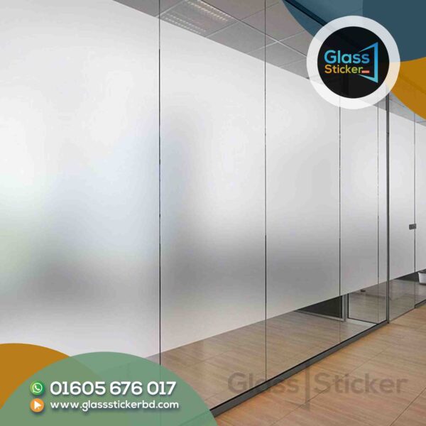 Frosted Glass Sticker for Office Decoration