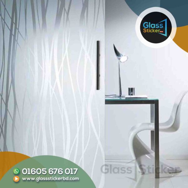 Frosted Glass Sticker for Office Decoration