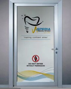 Glass Door Sticker for Office