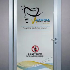Glass Door Sticker for Office