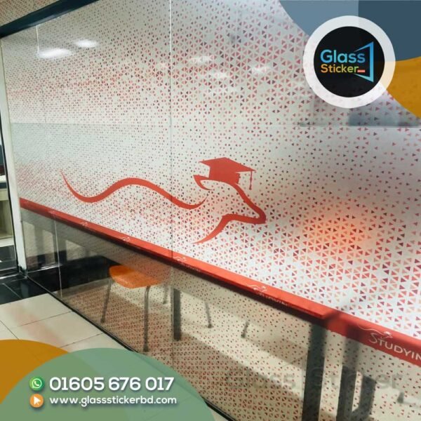 Durable Glass Sticker BD