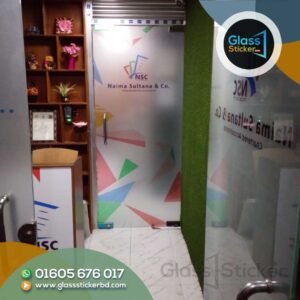 Interior Glass Decoration Sticker