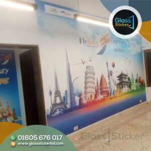 Commercial Glass Sticker BD