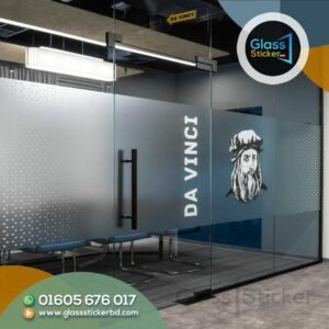 Salon Glass Sticker