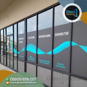 Advertising Glass Sticker