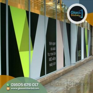 Shopping Mall Glass Sticker