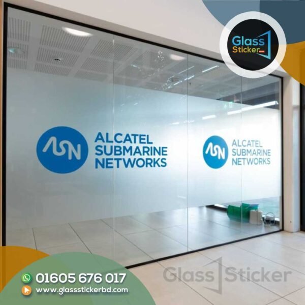 Showroom Sticker Showroom Branding Glass Sticker