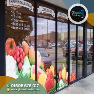 Restaurant Glass Sticker