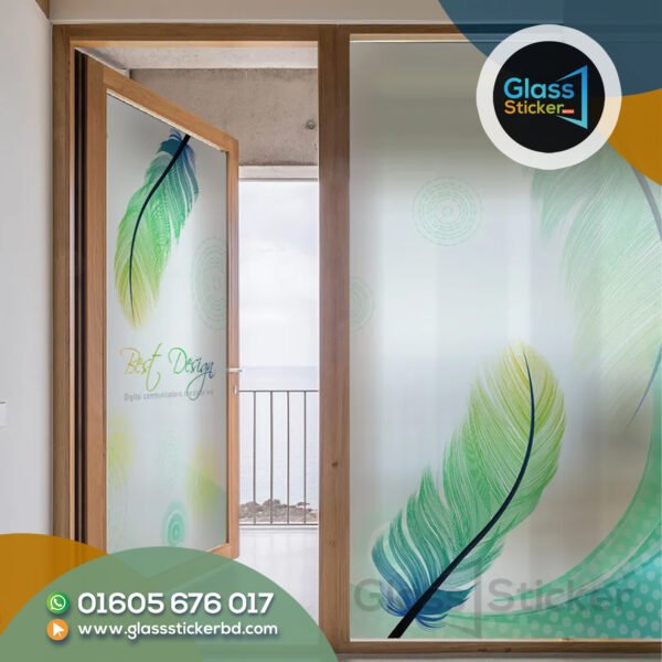 Window Production Sticker Custom Window Branding Sticker