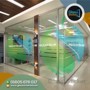 Bank Glass Sticker