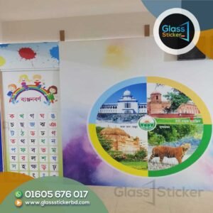 Children Glass Sticker Design