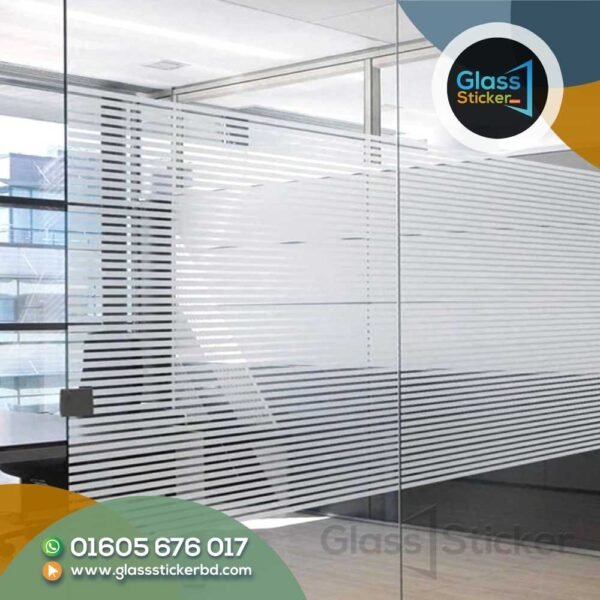 Corporate Glass Sticker Design