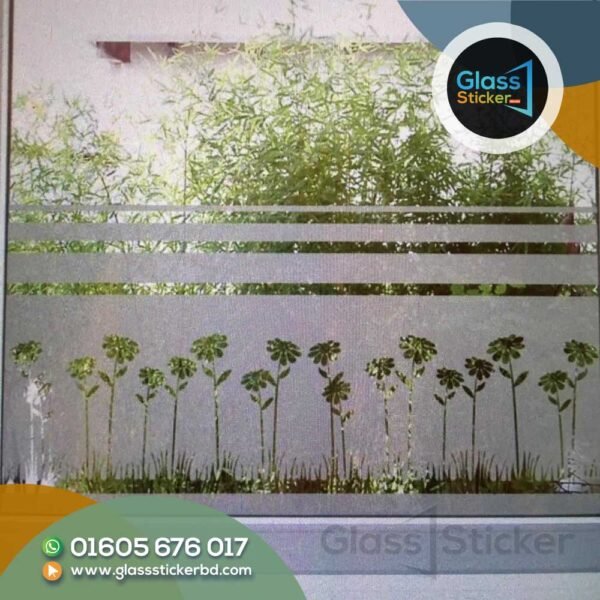 Window Round Sticker Design Window Glass Sticker Design