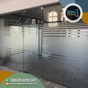 Corporate Glass Sticker Design