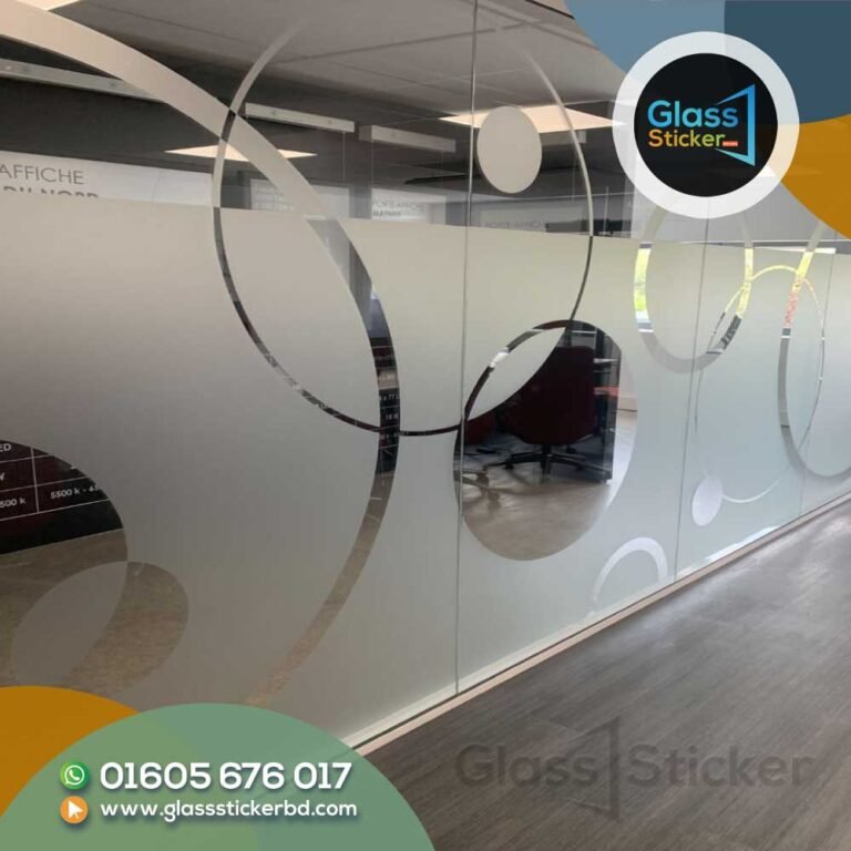 Indoor Sign Sticker Indoor Glass Sticker Design