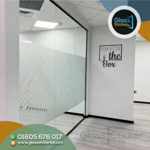 Low Cost Custom Glass Sticker BD