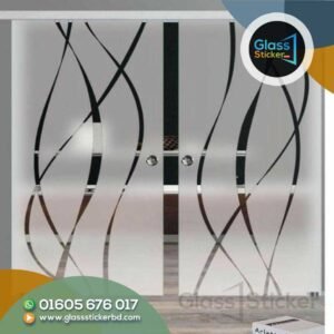 Glass Door Design Sticker