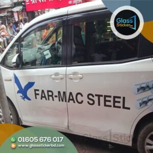 Car Branding Glass Sticker