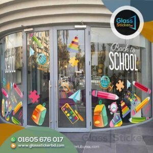 School Classroom Glass Sticker