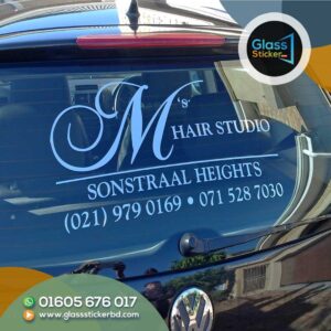 Custom Car Glass Sticker in Bangladesh