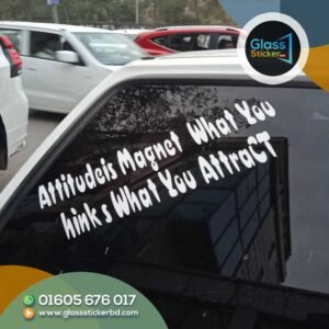 Car Front Glass Sticker