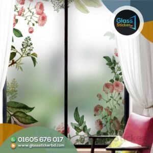 Floral Glass Sticker in Bangladesh