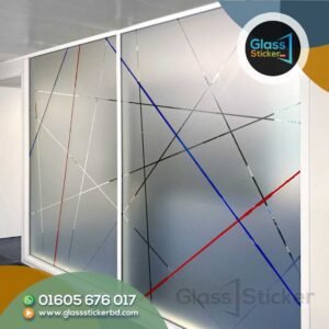 Geometric Glass Sticker in Bangladesh