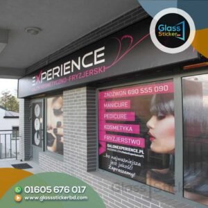 Beauty Salon Glass Sticker