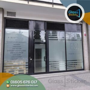Transparent Glass Sticker