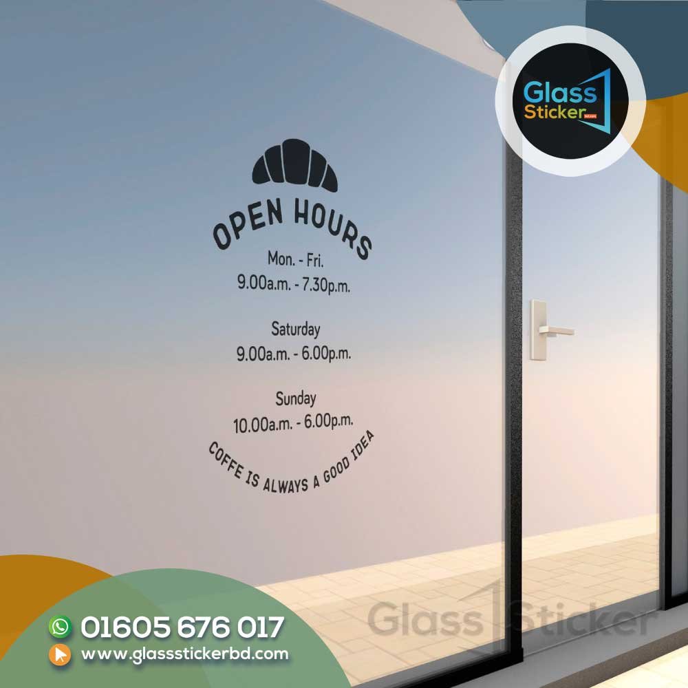 How Does a Glass Sticker Work