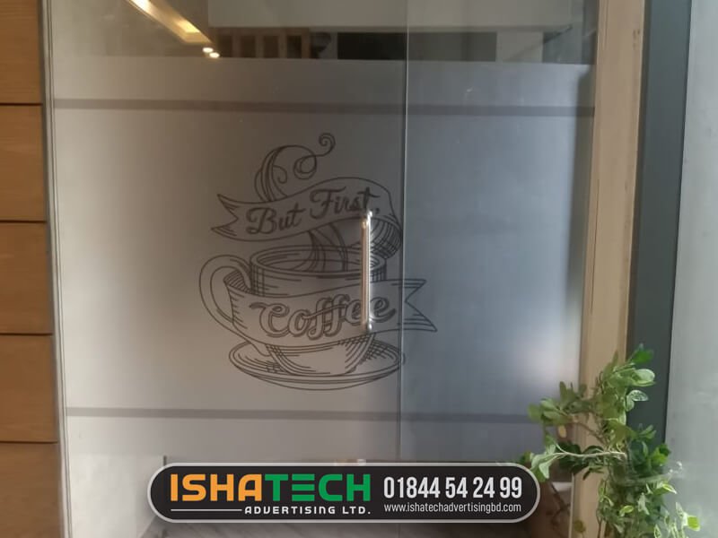 দরজার থাই গ্লাস স্টিকার
