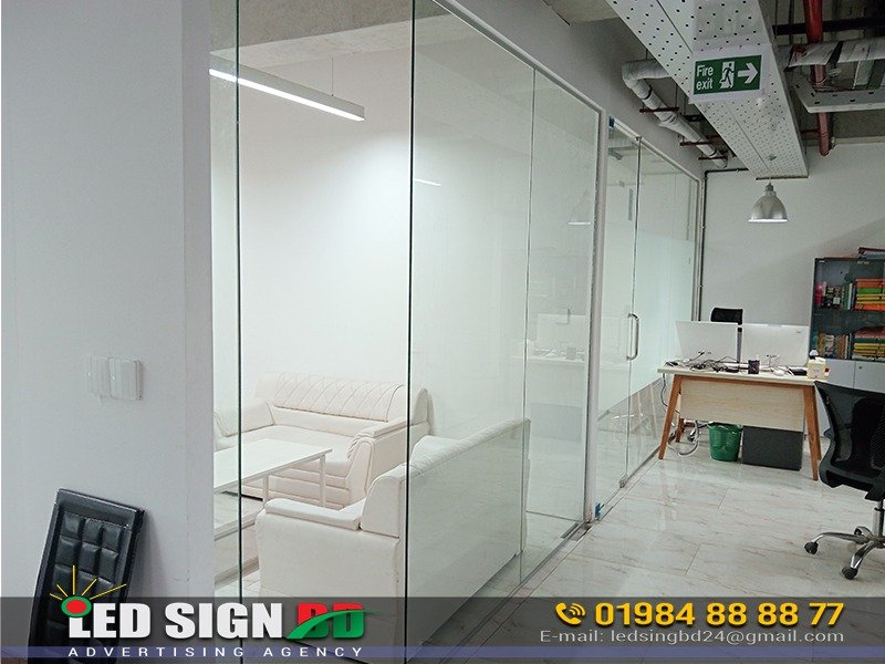 Custom Glass Sticker Printing