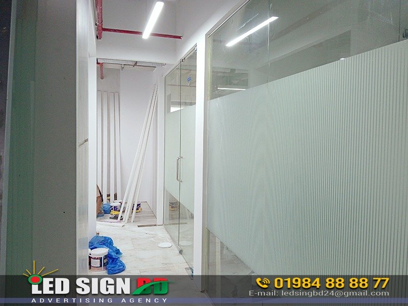 Custom Glass Sticker Printing