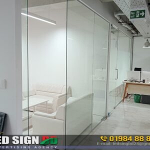 Custom Glass Sticker Printing