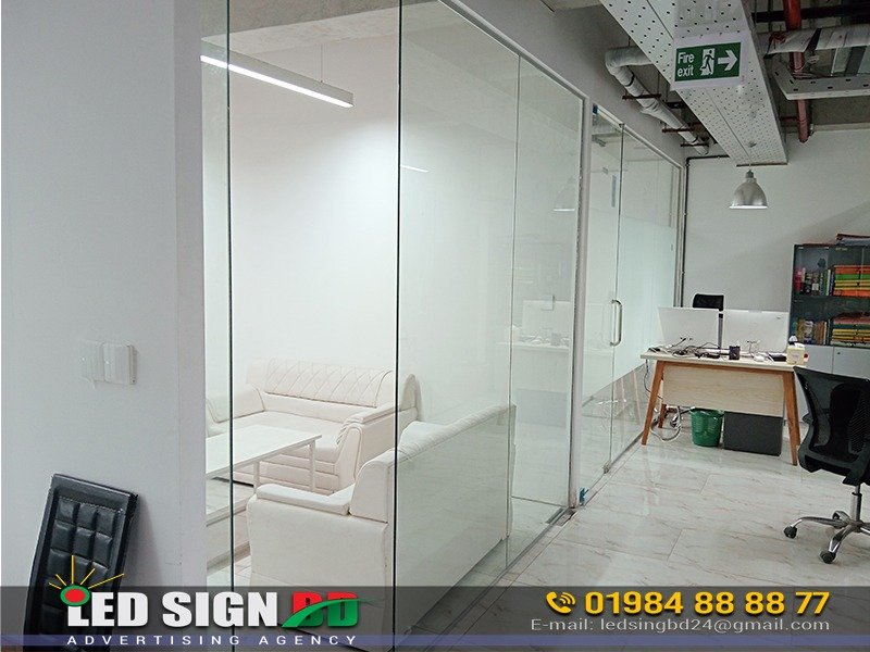 Custom Glass Sticker Printing