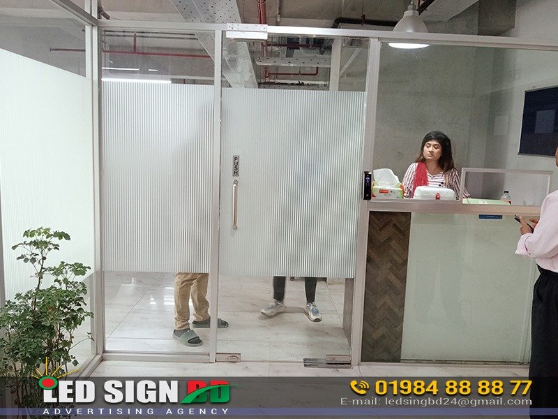 Custom Glass Sticker Printing