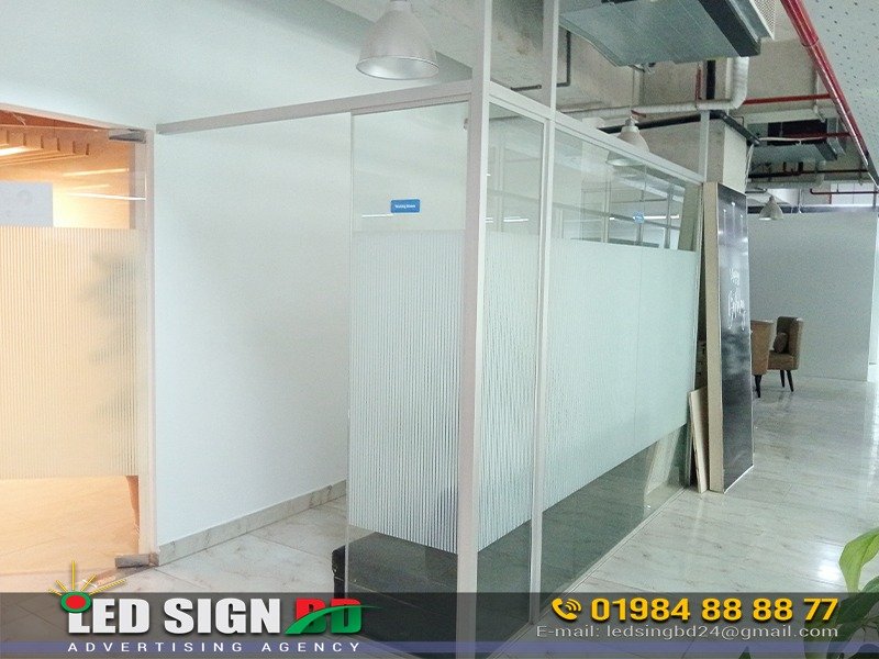 Custom Glass Sticker Printing