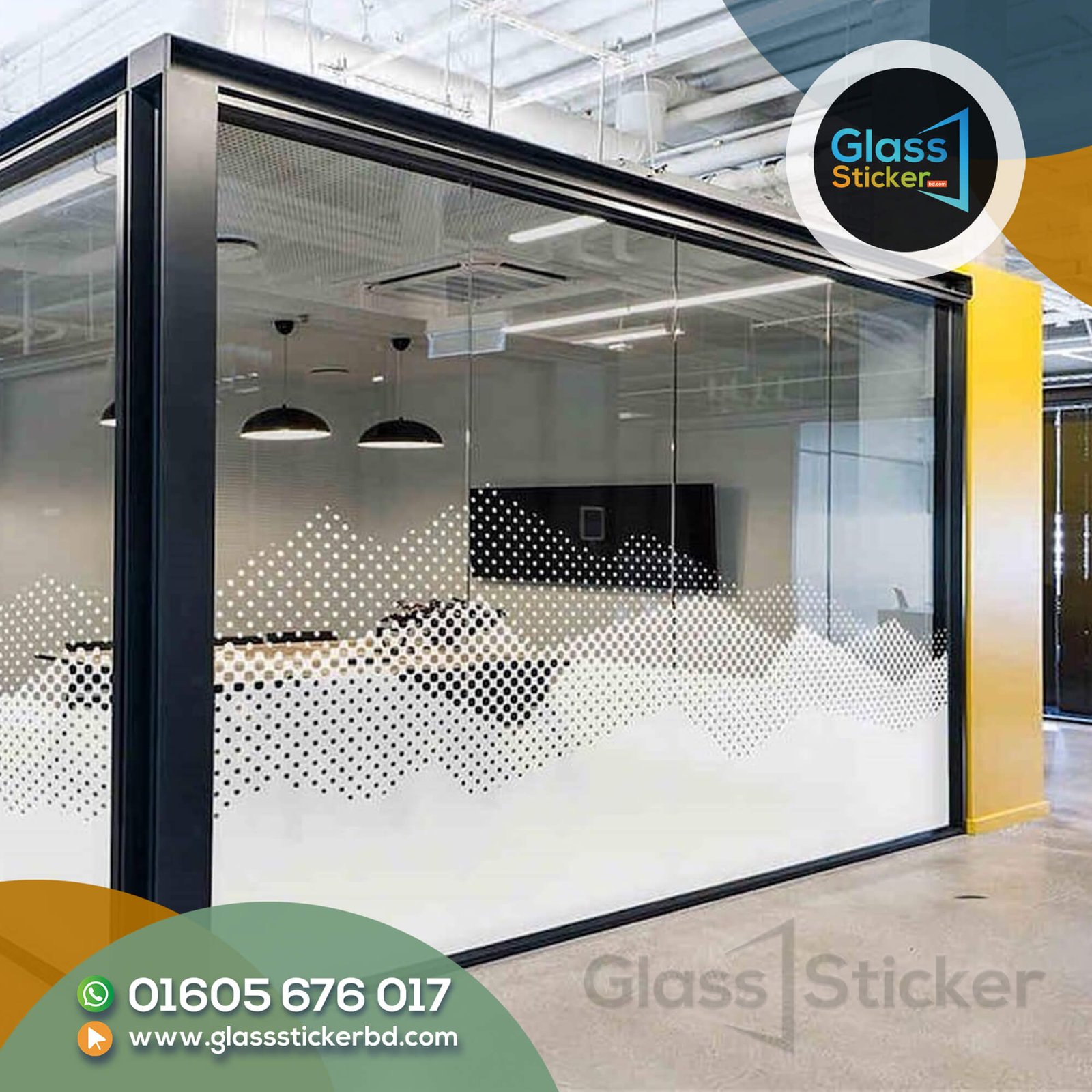Safety Glass Warning Sticker