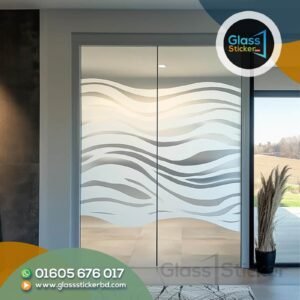 Washroom Glass Door Sticker